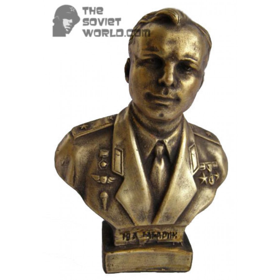 Russian Bronze bust of Soviet Space pilot GAGARIN