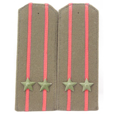 Soviet WWII / Red Army original shoulder boards high-ranking officer