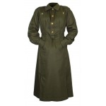 Soviet Army military uniform USSR WW2 female officer cotton Dress M41