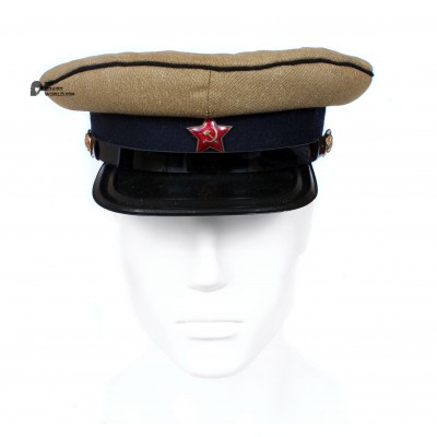 Soviet Army WWII The Highest quality Сavalry Officer's military RKKA visor hat