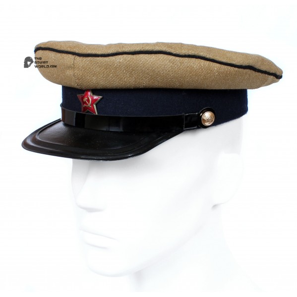 Soviet Army WWII The Highest quality Сavalry Officer's military RKKA visor hat