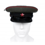 Soviet Army WWII The Highest quality Artilery & Tank Officer's military RKKA visor hat
