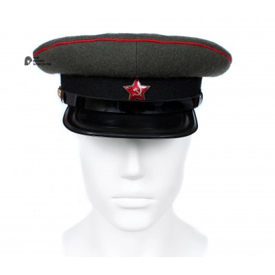 Details about   Soviet military hat officer of the Tank Forces and Artillery of USSR Army 