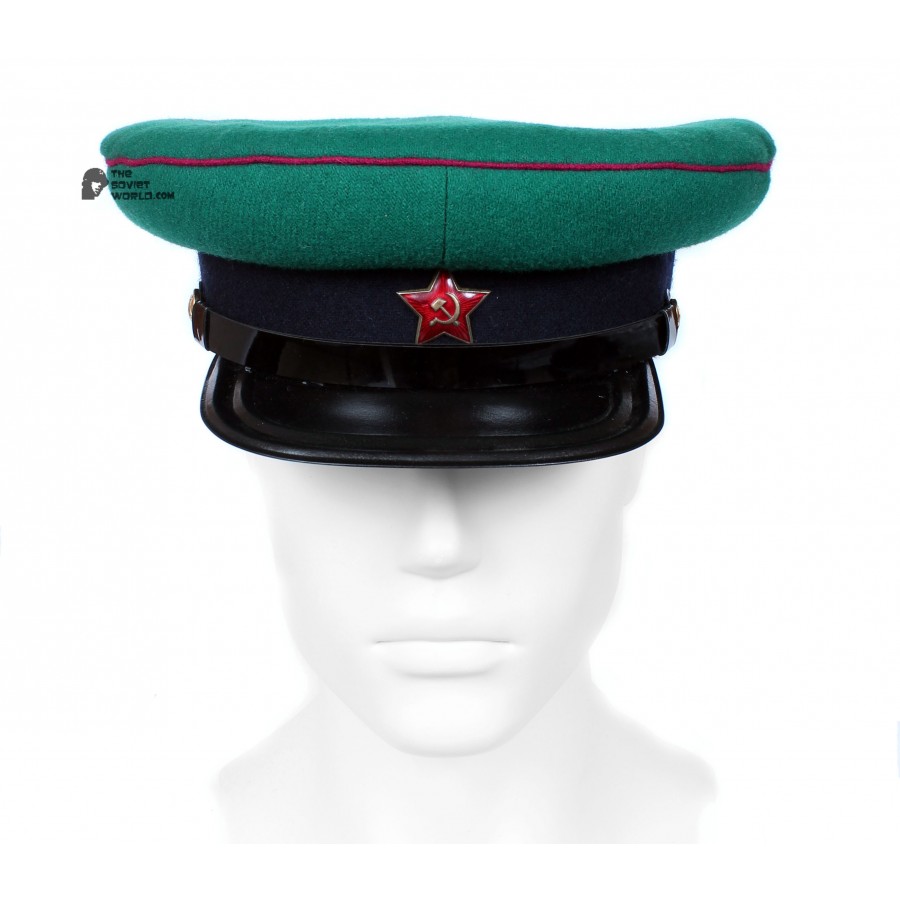 Soviet Army WWII The Highest quality Border Guards Officer's military RKKA visor hat