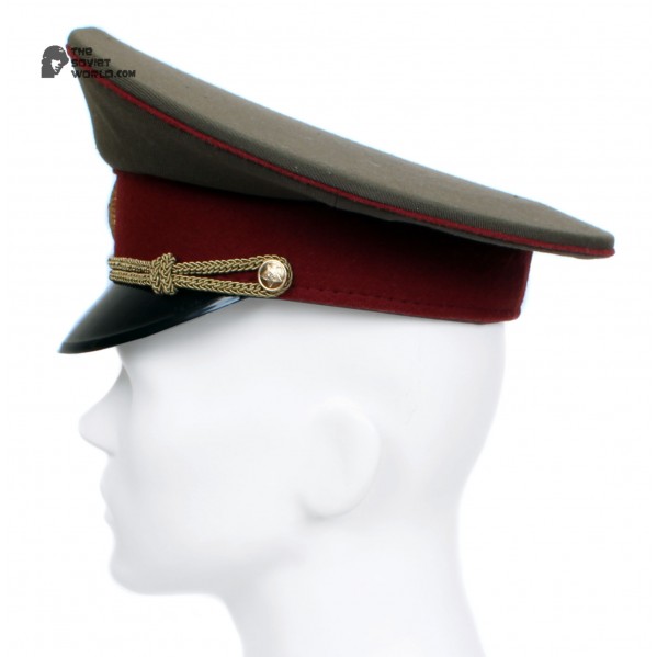 Russian / Soviet USSR Army Internal Troops Officer maroon visor cap