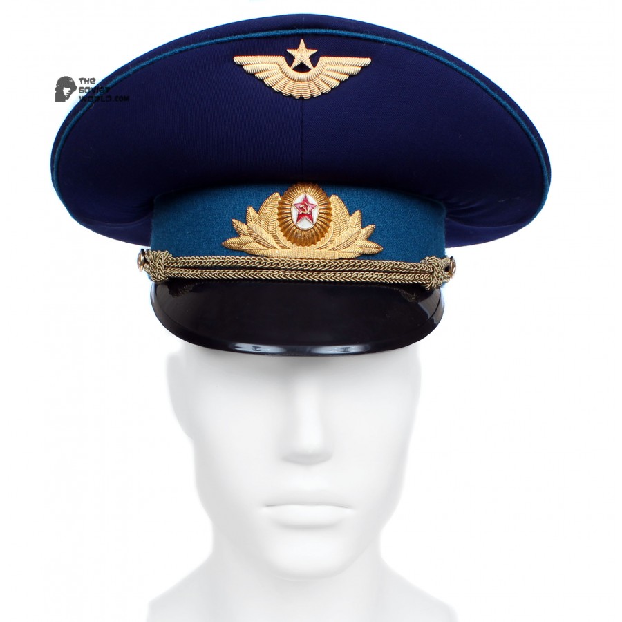 Soviet Air Force / Russian Aviation Parade Officer Visor Cap M69