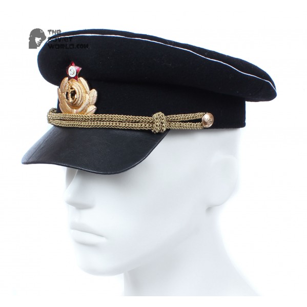 Soviet russian hat Red Army Naval Officer's visor cap WWII
