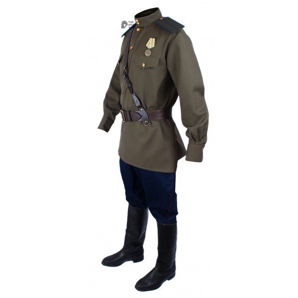 WWII 1943, Soviet Military Officer's NKVD Uniform, USSR Red Army Set M43