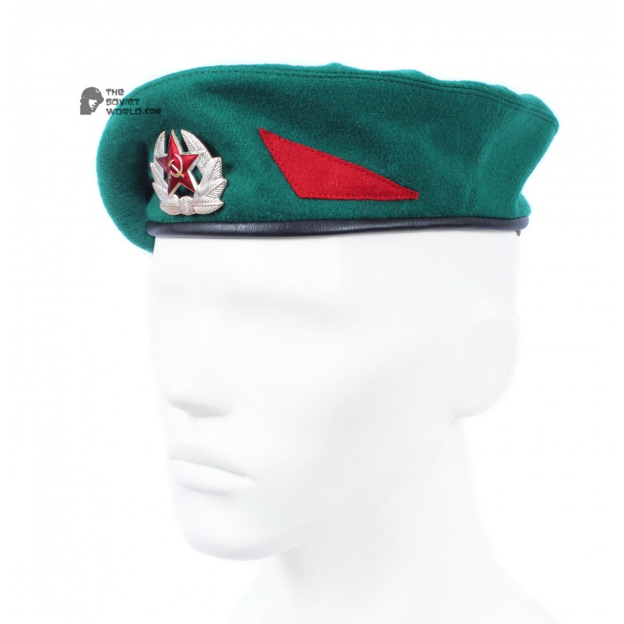 Soviet Army Border guards kit, Russian Military Shirt & hat beret