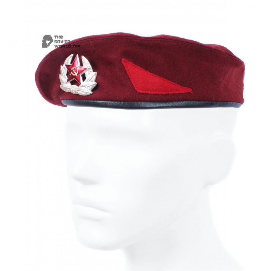 Legendary Soviet maroon beret hat, Russian MVD special forces, summer hat, USSR stuff