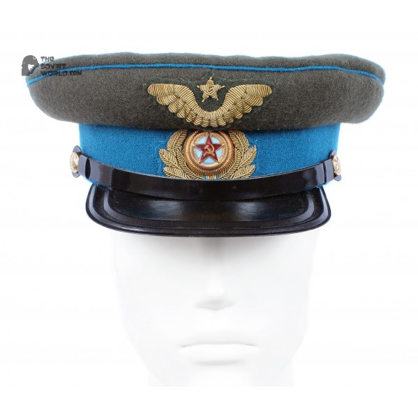 M43 Soviet Army WWII The Highest quality Aviation Officer's military RKKA visor hat 1943