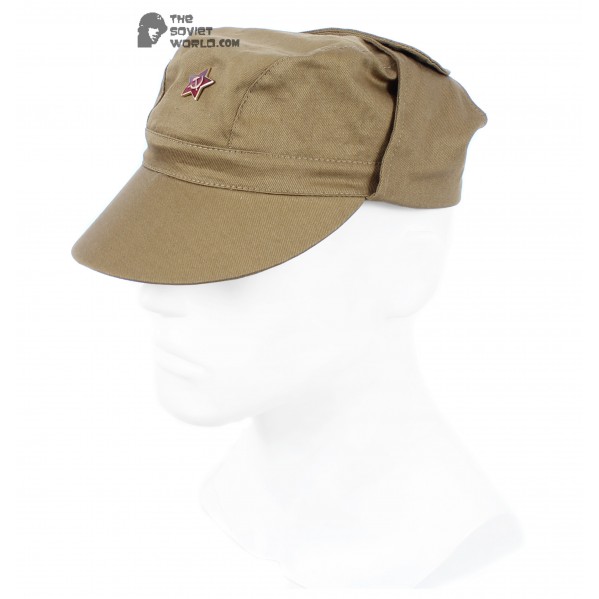 Soviet Russian Army soldier’s military Cap Afganka with earflaps