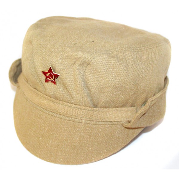 Russian Army Soviet summer military original Afghanistan hat with mask