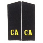 Russian Military shoulder boards "CA Soviet Army" of  Artilery & Tank troops