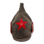 Soviet RKKA infantry russian Red Army woolen winter hat BUDENOVKA