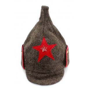 Soviet RKKA infantry russian Red Army woolen winter hat BUDENOVKA