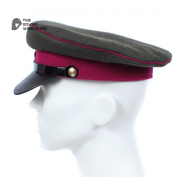 Soviet russian RKKA Infantry Officer's visor hat Red Army cap