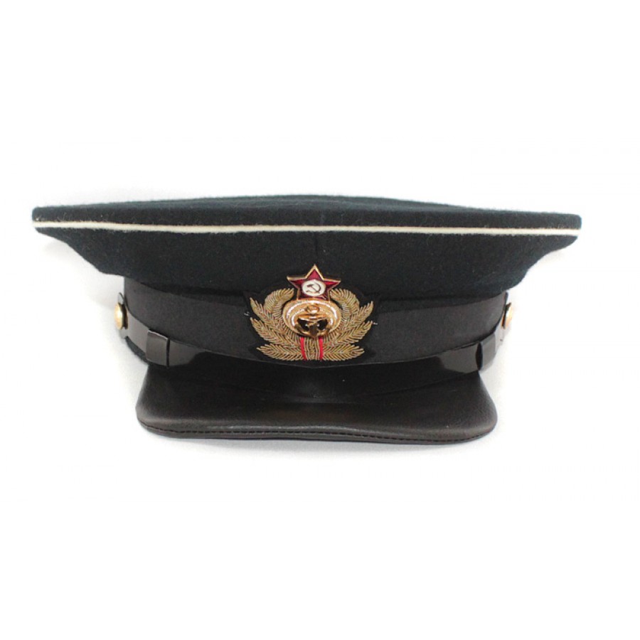 Soviet russian Red Army Naval Aviation Officer's visor cap WWII with Original cocarde