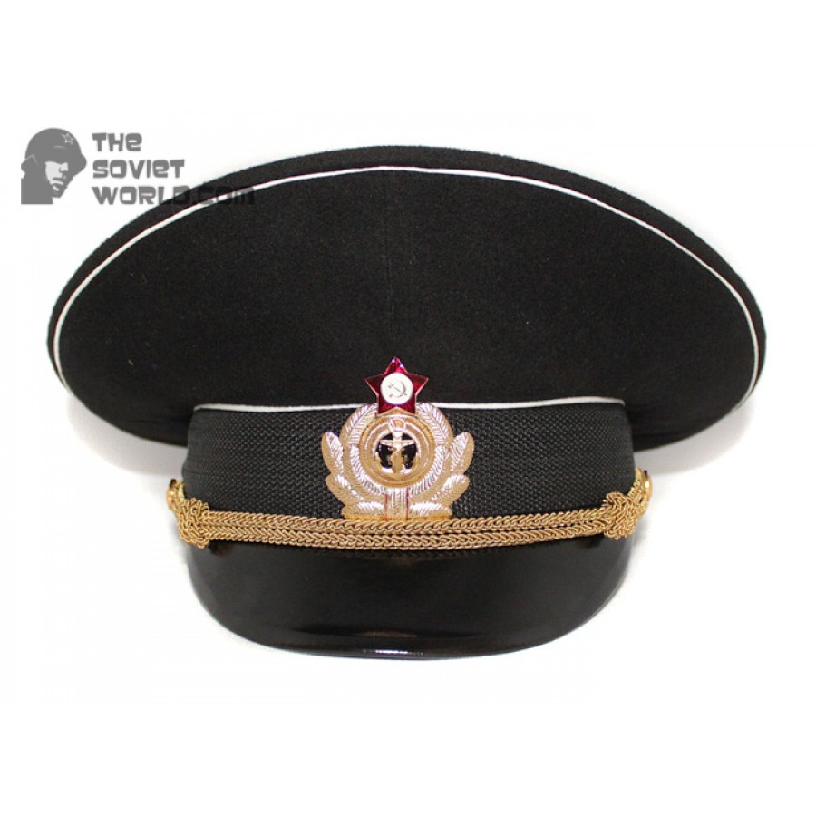 Soviet Fleet / Russian Naval Officer's visor hat M69