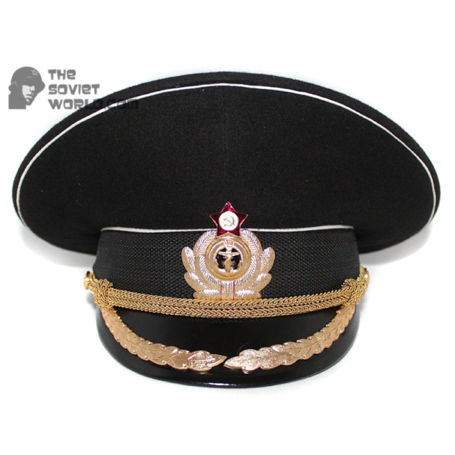 Soviet Fleet / Russian Naval High Rank Officer's visor hat M69
