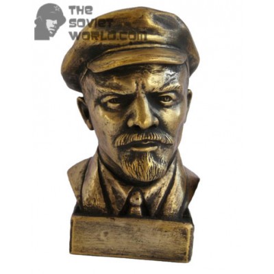 Russian bronze Soviet Communist bust of Lenin