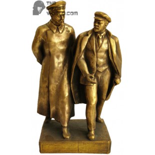 Russian Bronze Soviet bust of Dzerzhinsky & Lenin