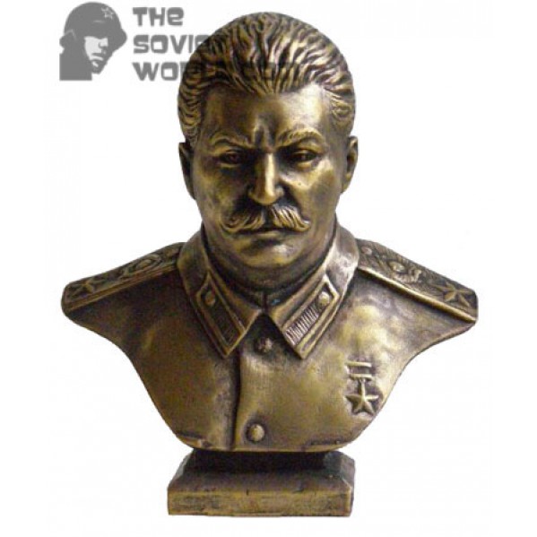 Russian Bronze Soviet bust of Stalin