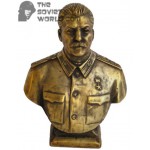 Russian bronze soviet communist bust Stalin