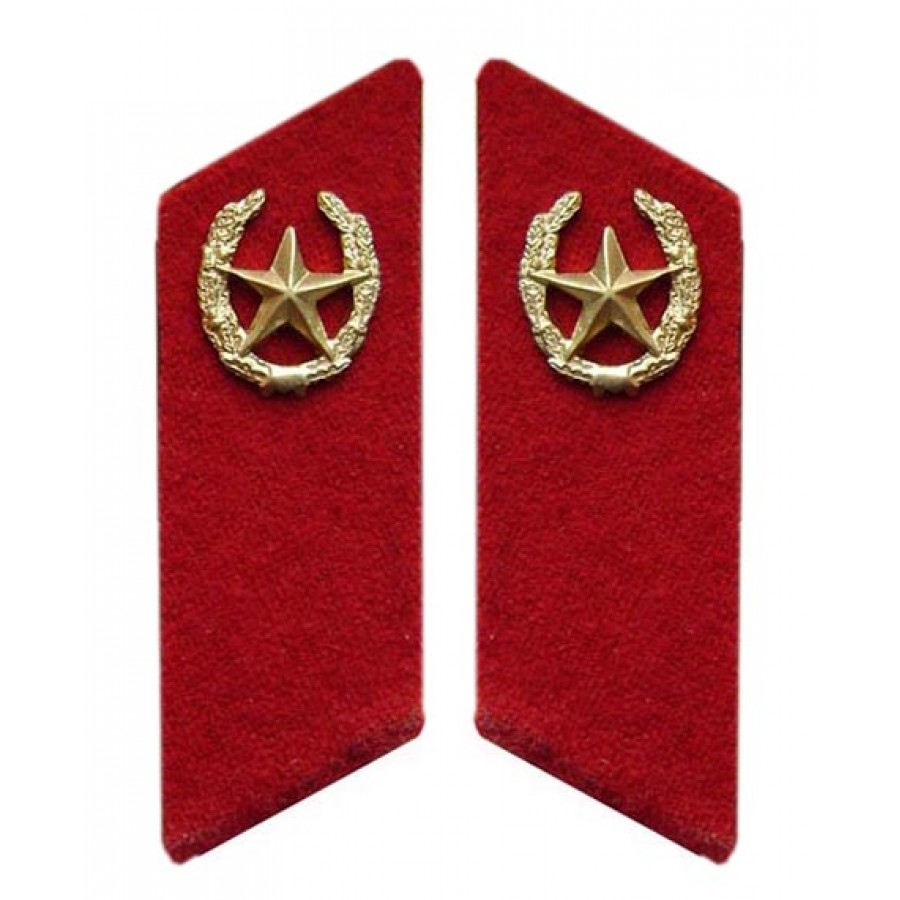 1969 Details about   Soviet russian collar tabs on a dress uniform of the Military conductors 